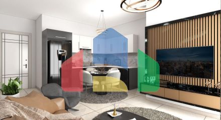 Трехкомнатная квартира 91 м2 с террасой на крыше и джакузи