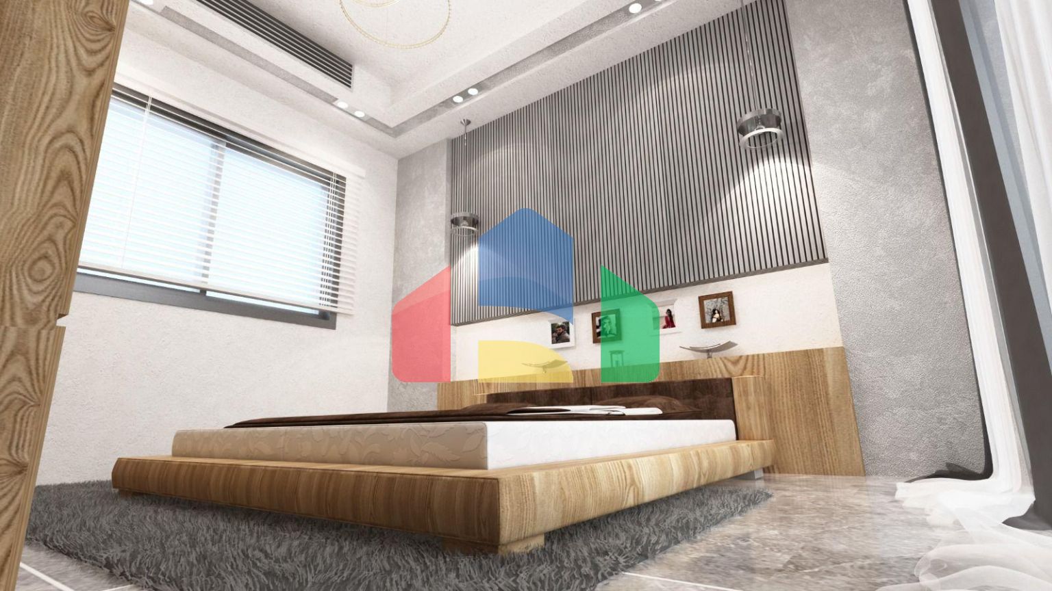 Квартира 2+1 (80 м2) с садом в новом комплексе в Боазе