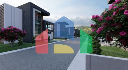 Современная вилла 3+1 (210 м2) с участком земли в новом комплексе в Боазе