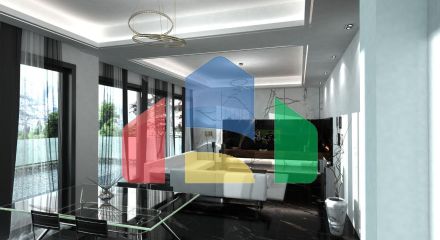 Современная вилла 3+1 (210 м2) с участком земли в новом комплексе в Боазе