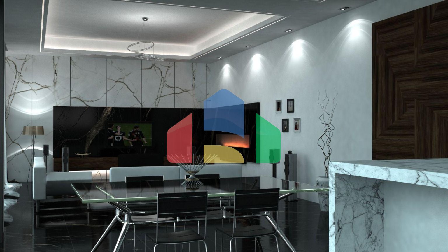 Современная вилла 3+1 (210 м2) с участком земли в новом комплексе в Боазе