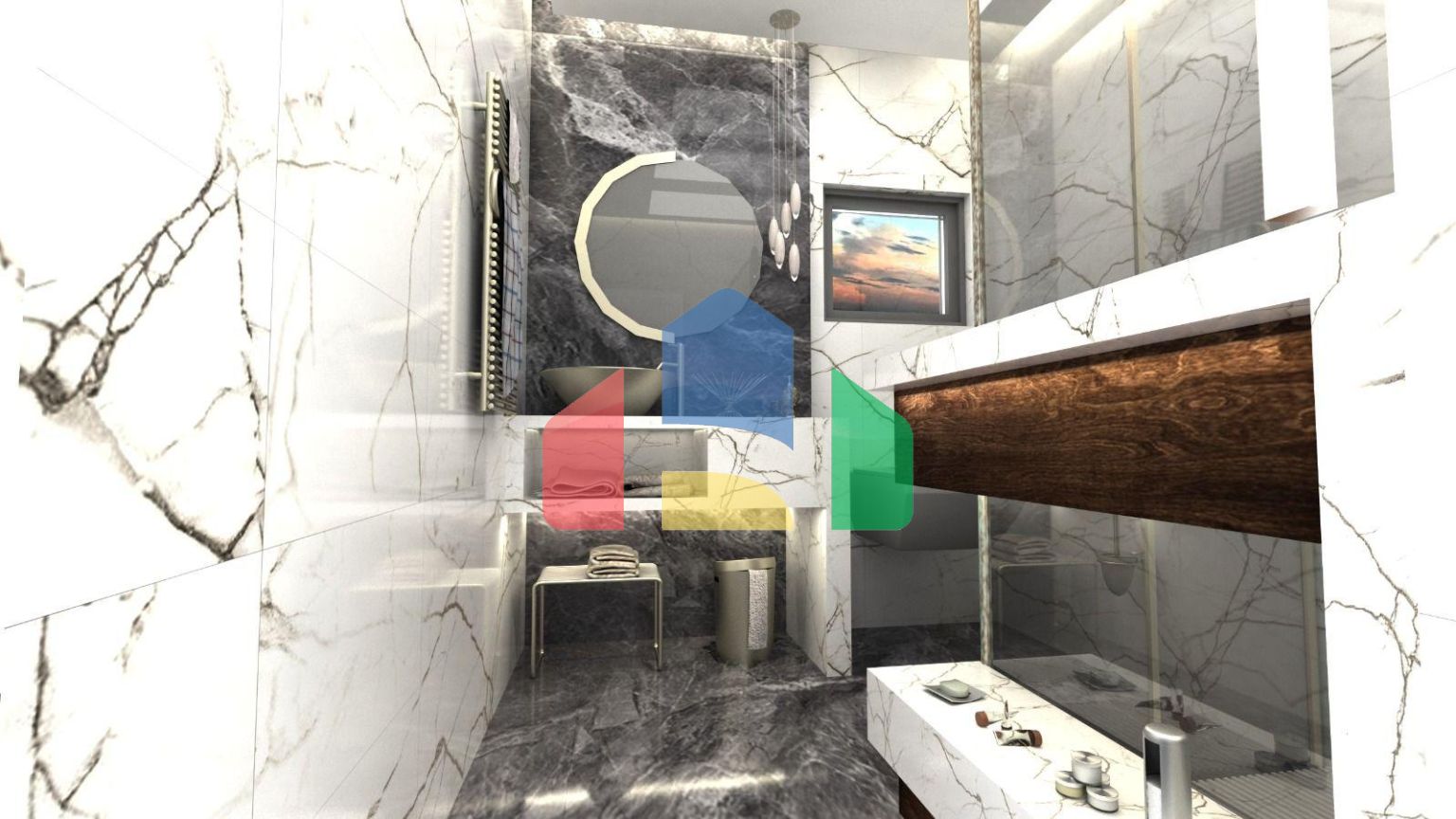 Современная вилла 3+1 (210 м2) с участком земли в новом комплексе в Боазе