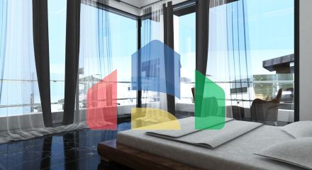 Современная вилла 3+1 (210 м2) с участком земли в новом комплексе в Боазе