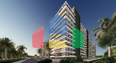 Apartment 1 + 1 (77 m2) in a luxury complex sea view