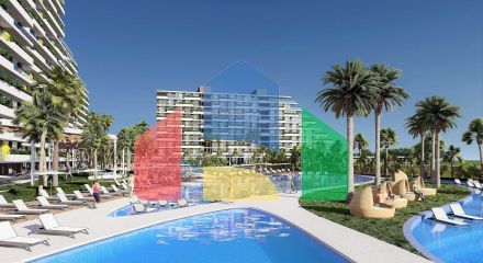 Apartment 1 + 1 (77 m2) in a luxury complex sea view
