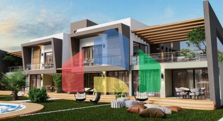 Квартира 2+1 (90 м2) с террасой (25 м2) в красивом комплексе в Искеле
