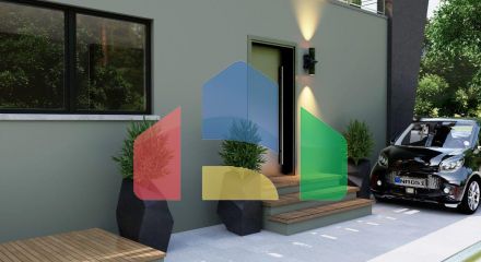 Квартира 2+1 (90 м2) с террасой (25 м2) в красивом комплексе в Искеле