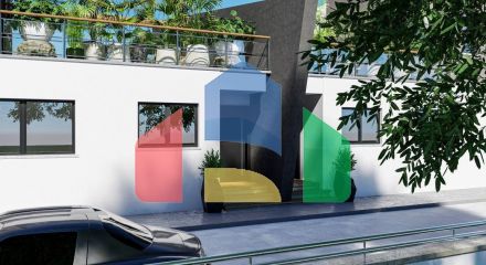 Квартира 2+1 (90 м2) с террасой (25 м2) в красивом комплексе в Искеле