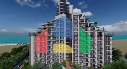 Studio apartment in a new complex in Northern Cyprus (Gaziveren area)