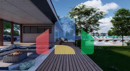 Квартира-студия в новом комплексе на Северном Кипре ( район Газиверен)