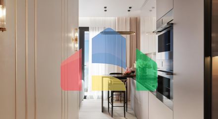 Квартира-студия в новом комплексе на Северном Кипре ( район Газиверен)