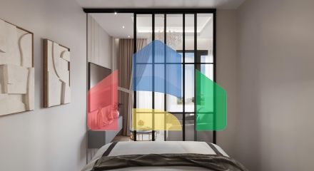 Квартира-студия в новом комплексе на Северном Кипре ( район Газиверен)