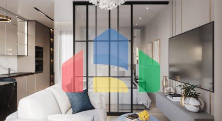 Квартира-студия в новом комплексе на Северном Кипре ( район Газиверен)