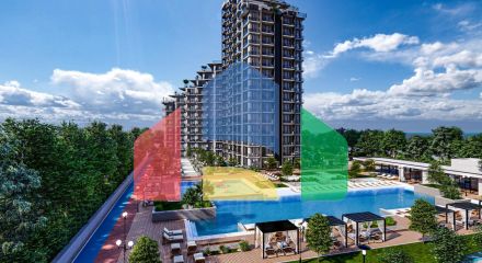 Квартира с 2 спальнями на Северном Кипре на берегу моря Квартира с 2 спальнями на Северном Кипре на берегу моря