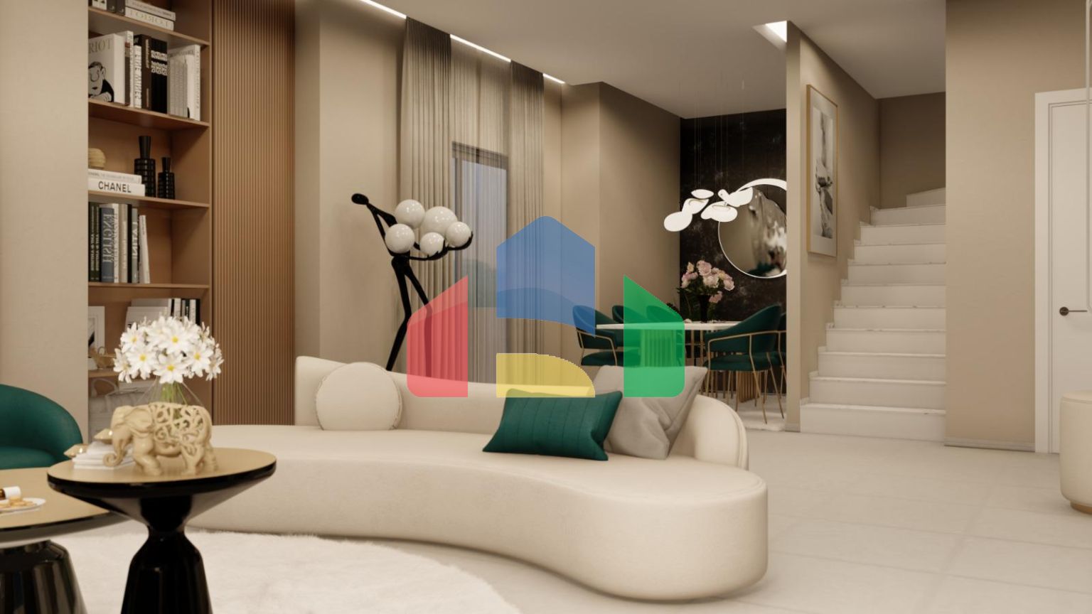 Квартира с 2 спальнями на Северном Кипре на берегу моря