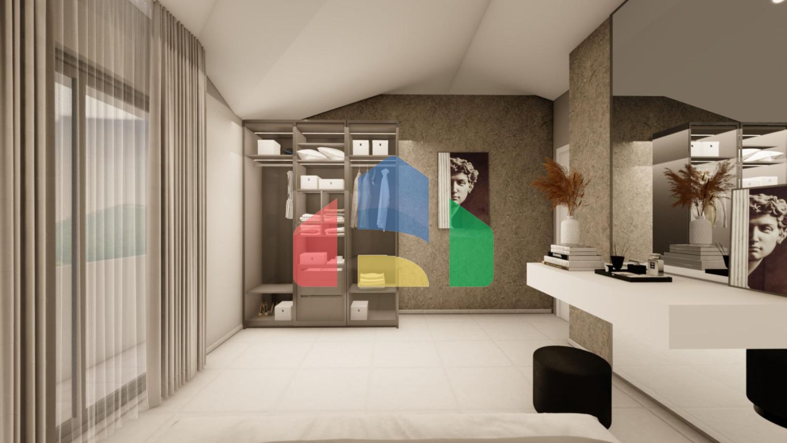 Квартира с 2 спальнями на Северном Кипре на берегу моря