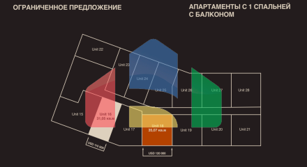 Апартаменты в комплексе Boutique Apartments, Бали