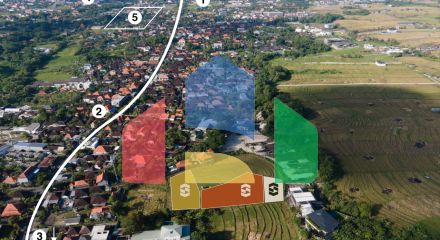 Smart villas in a complex, Bali