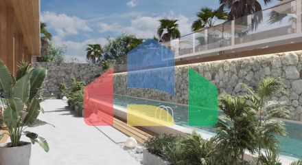 Апартаменты бизнес-класса в самом центре джунглей Ubud Gandewa, Бали