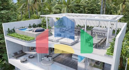 Проект комплексу двоповерхових вілл преміум класу з авторським дизайном Проект комплексу двоповерхових вілл преміум класу з авторським дизайном