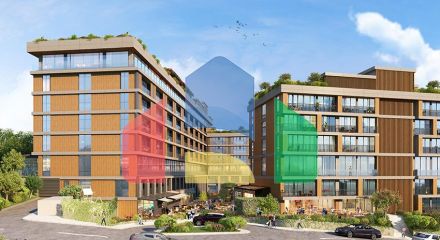 Apartment complex for investment in the center of Yalova