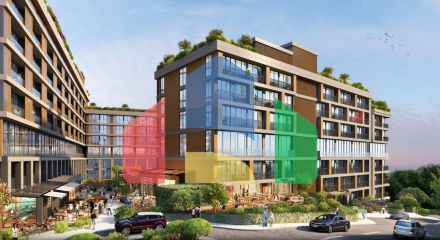 Apartment complex for investment in the center of Yalova