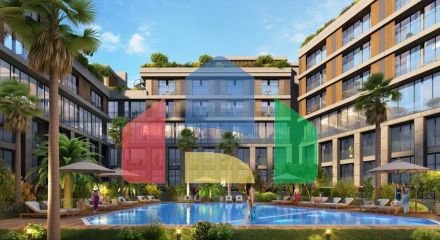 Apartment complex for investment in the center of Yalova
