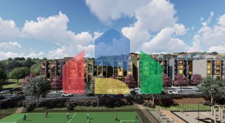 Modern new buildings with full infrastructure in the center of Yalova