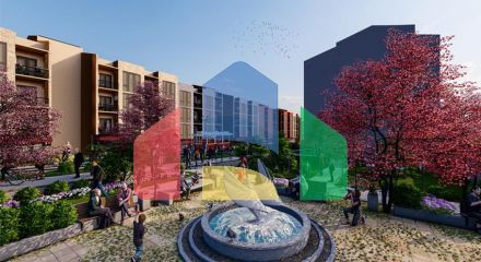 Modern new buildings with full infrastructure in the center of Yalova