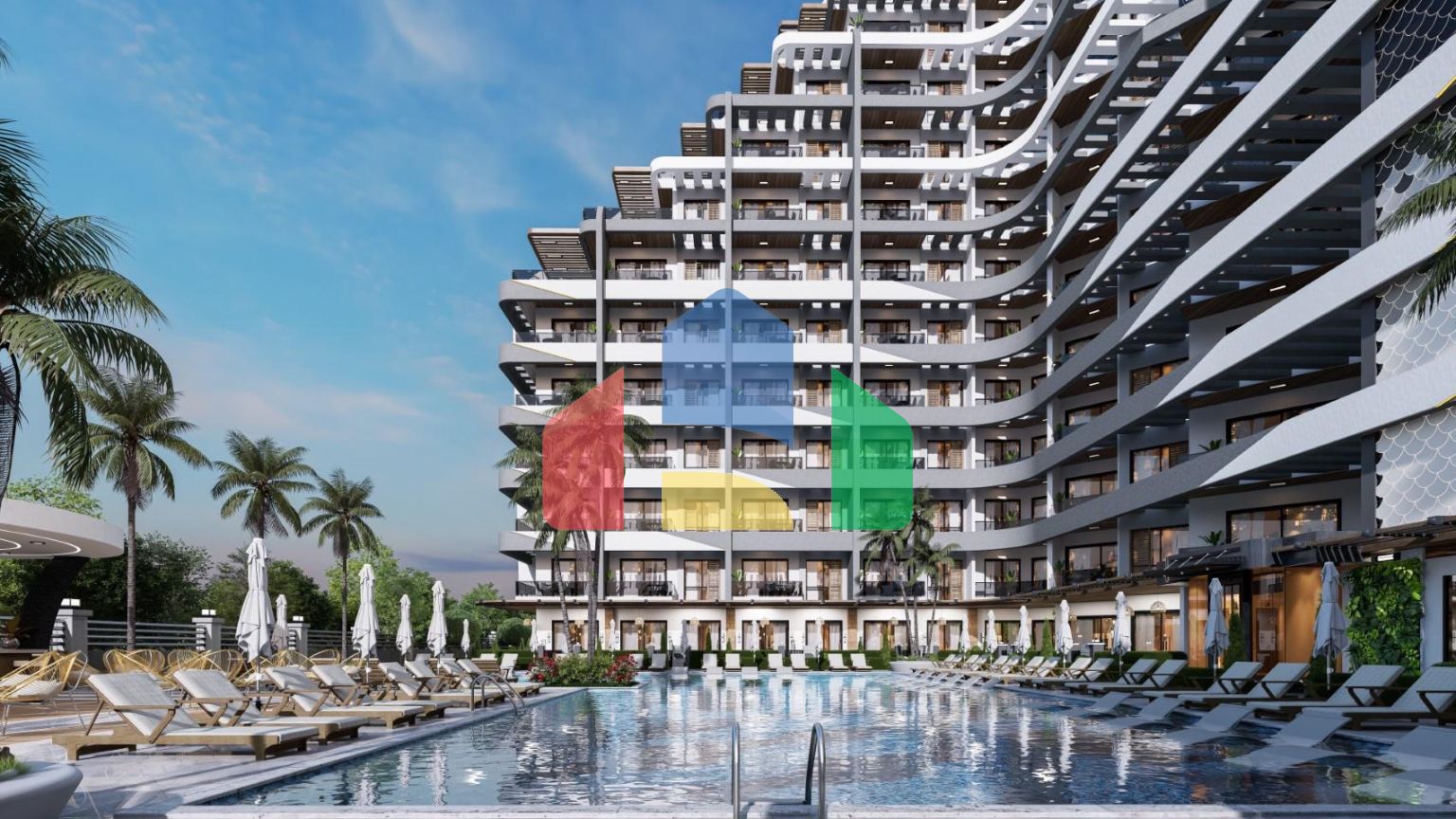 Элитные квартиры на первой береговой линии в Северном Кипре