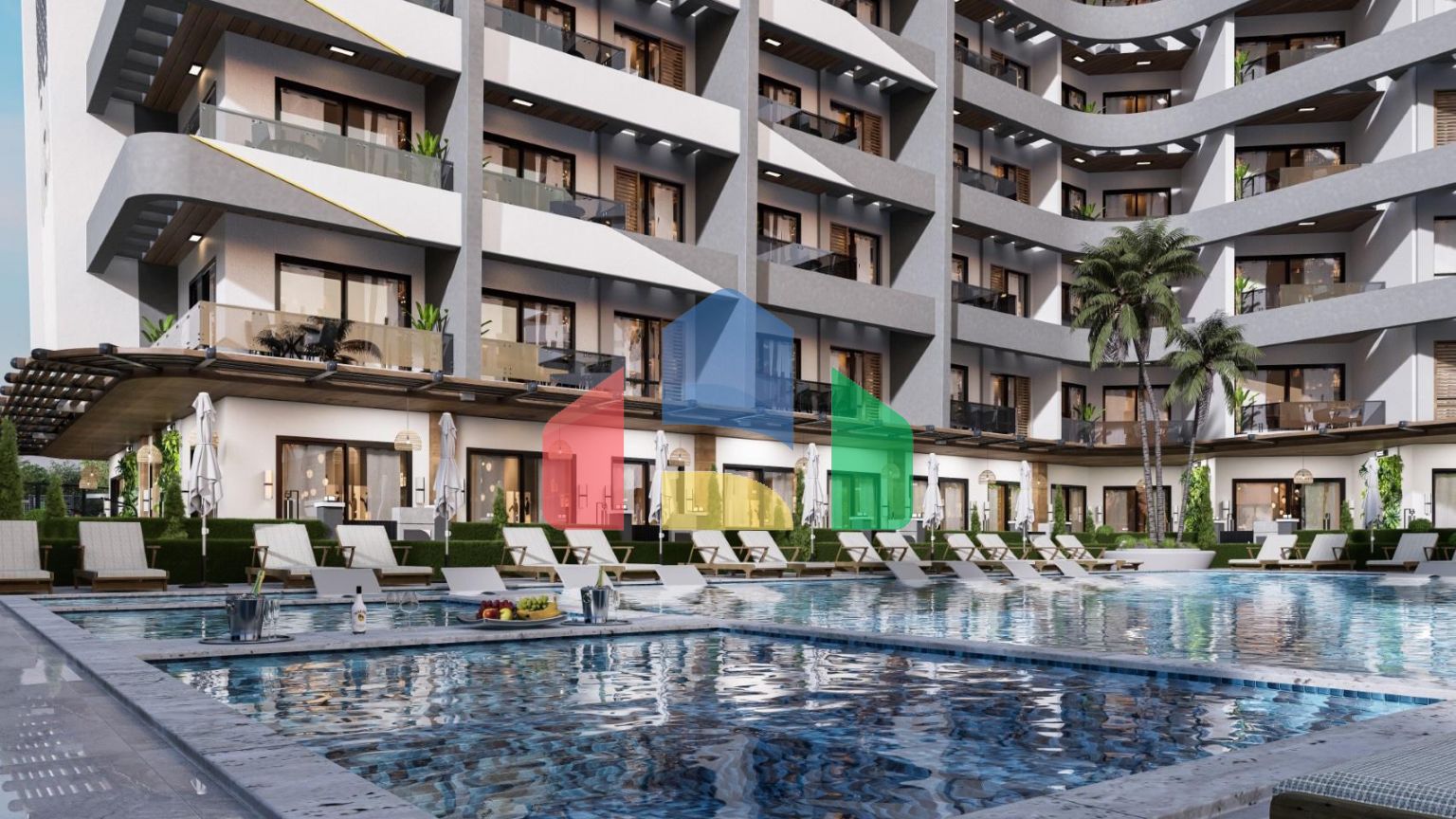 Элитные квартиры на первой береговой линии в Северном Кипре