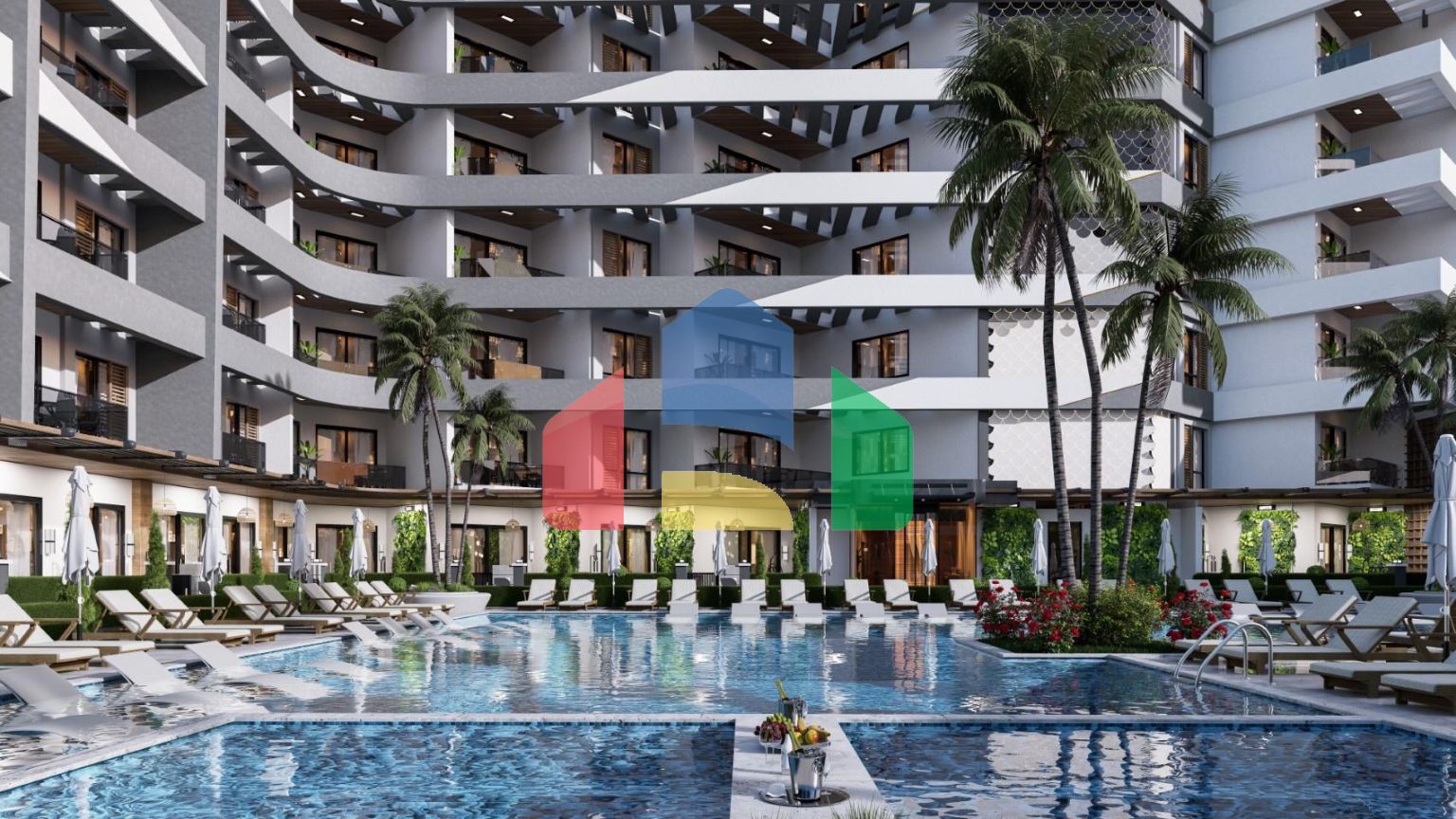 Элитные квартиры на первой береговой линии в Северном Кипре