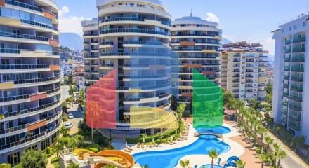 Квартира плануванням 2+1 в центральному районі Аланії-Джікджіллі