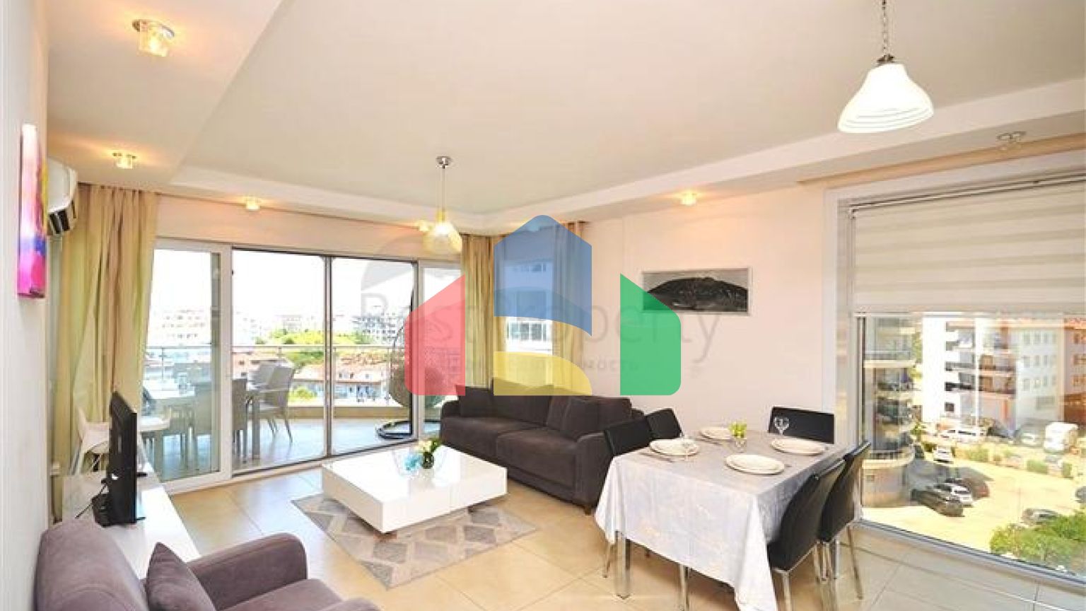 Квартира плануванням 2+1 в центральному районі Аланії-Джікджіллі