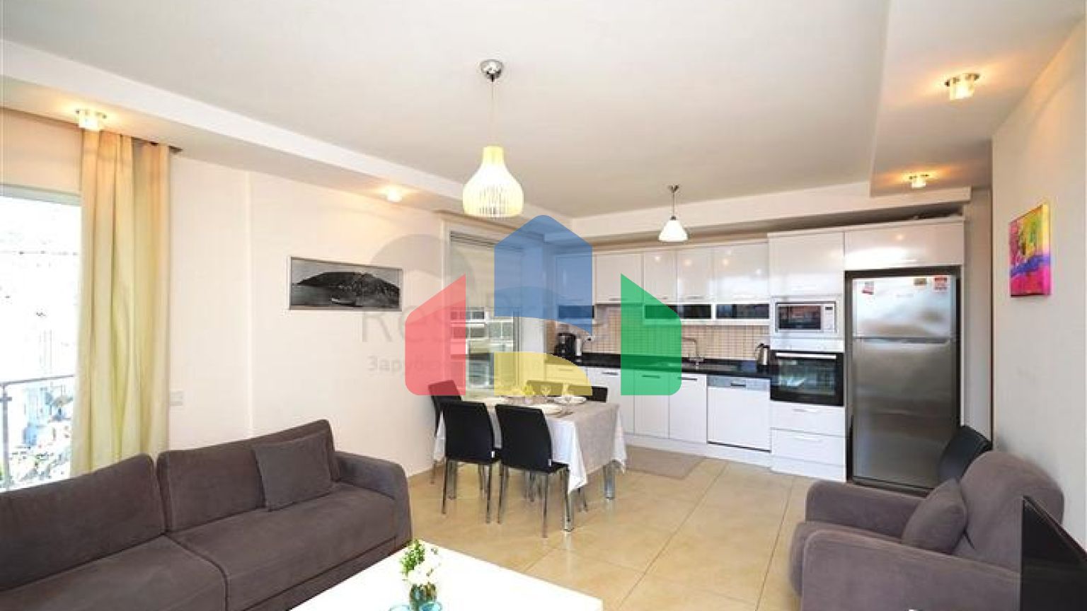 Квартира плануванням 2+1 в центральному районі Аланії-Джікджіллі