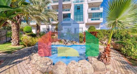 Cozy furnished 2+1 apartment with luxury infrastructure in one of the best complexes in Alanya