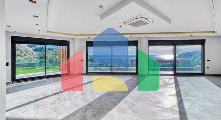 Современная роскошная вилла в центре Джикджилли с панорамным видом на море