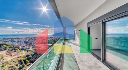 Современная роскошная вилла в центре Джикджилли с панорамным видом на море