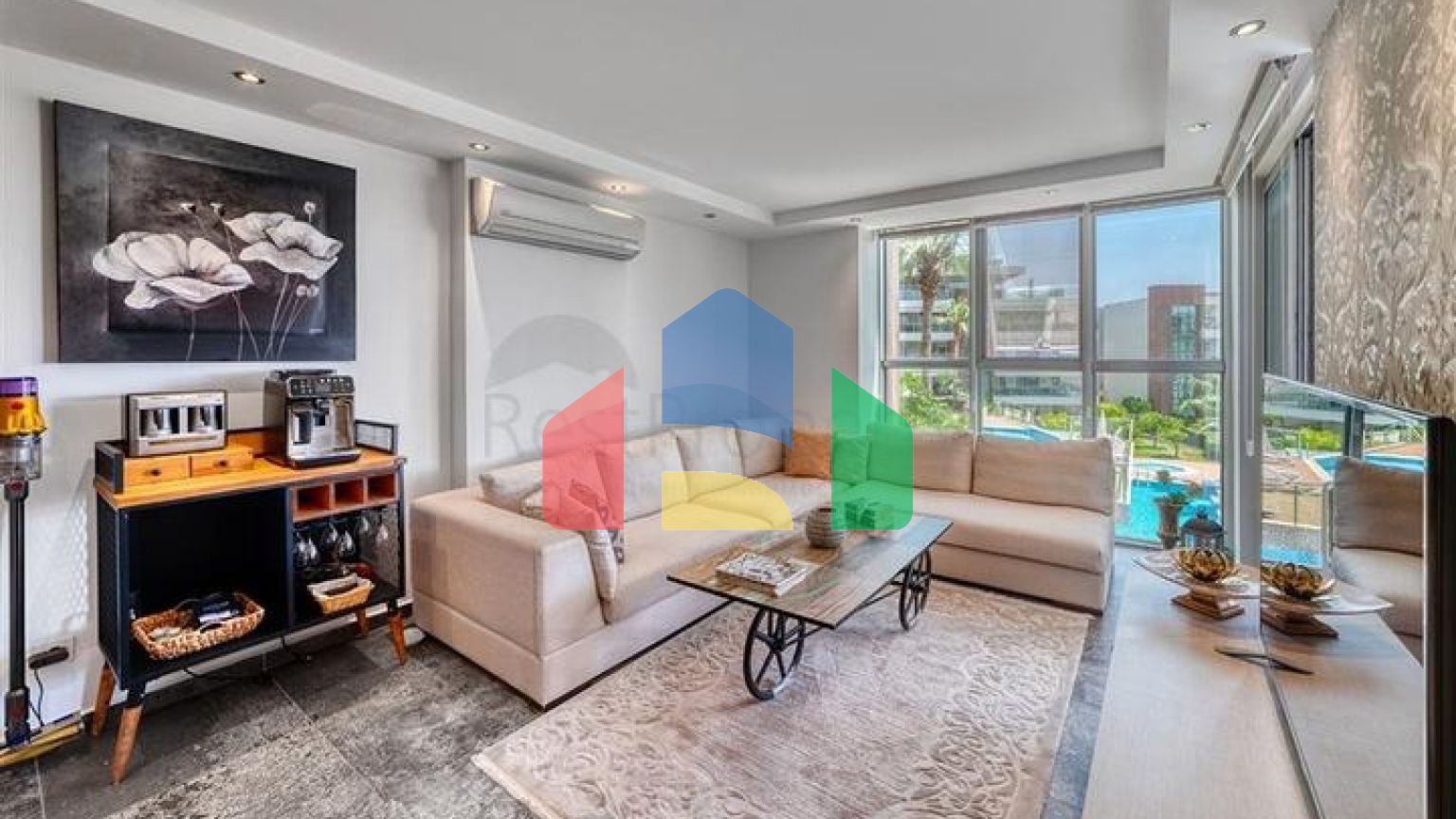 Мебльована квартира плануванням 2 + 1 під ВНЖ в районі Джікджіллі