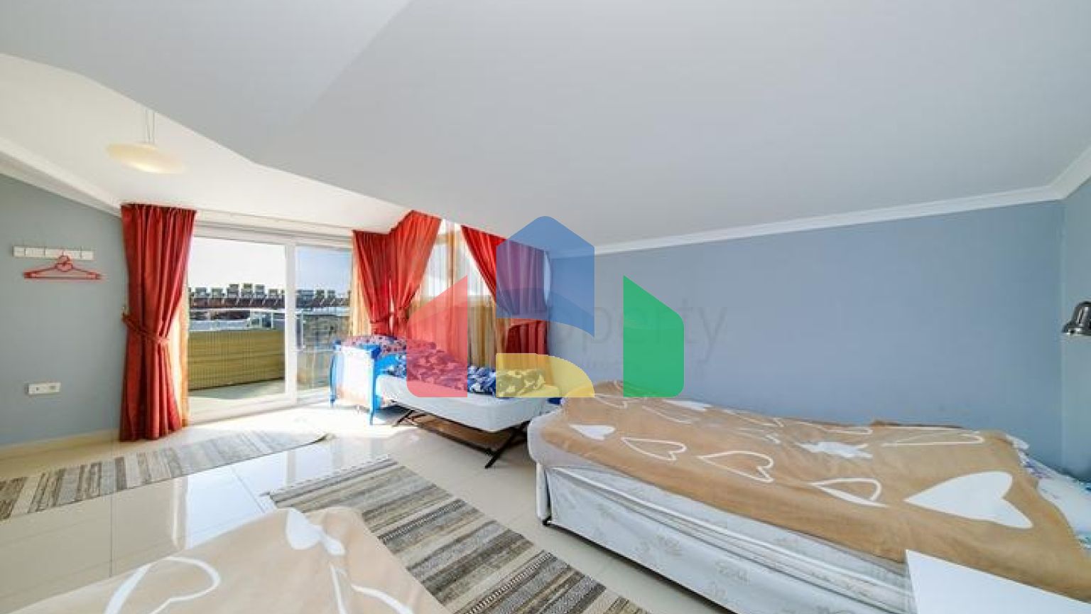 Пентхаус 4 + 1 з видом на море в Джікджіллі