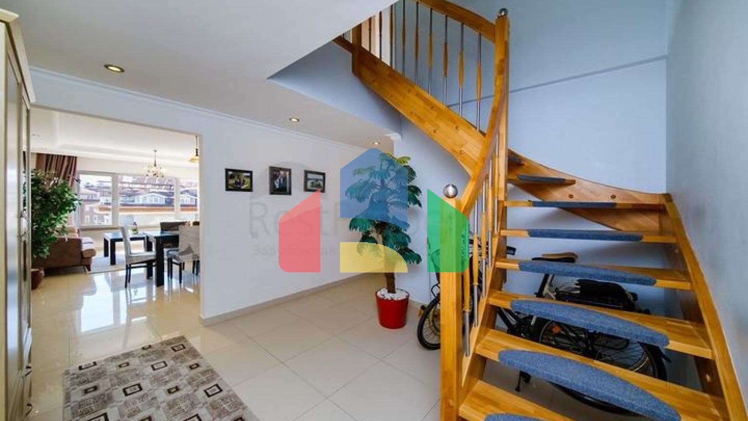 Пентхаус 4 + 1 з видом на море в Джікджіллі