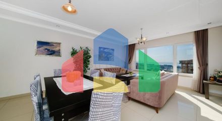 Пентхаус 4 + 1 з видом на море в Джікджіллі