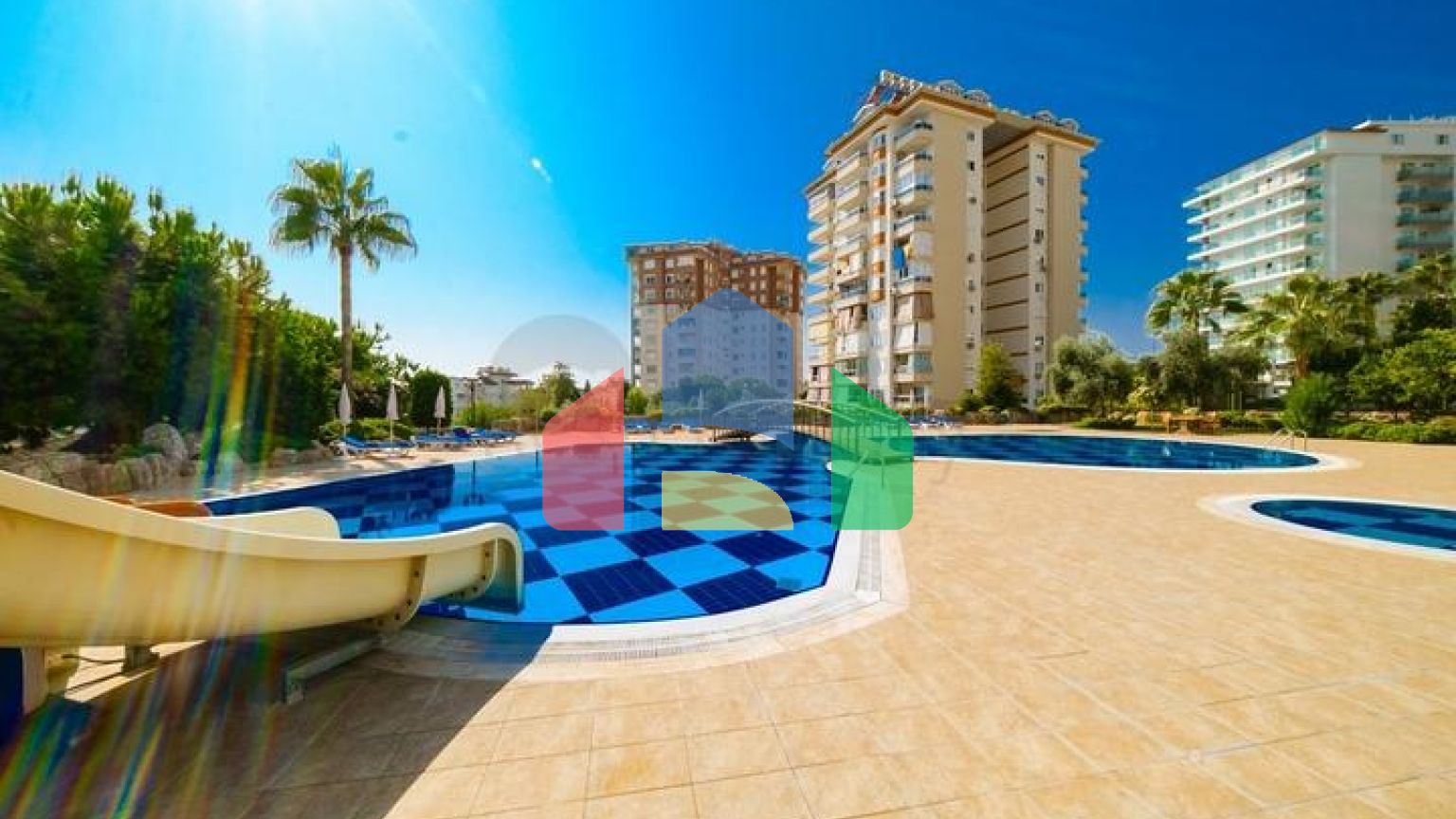 Пентхаус 4 + 1 з видом на море в Джікджіллі