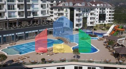 Простора квартира 2+1 в центральному районі Аланії