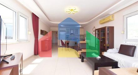 2+1 apartment in a modern complex with sea views and infrastructure