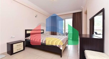 Квартира 2+1 в сучасному комплексі з видом на море та інфраструктурою