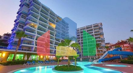 One-bedroom apartment with a beautiful view of the infrastructure