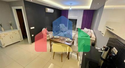 One-bedroom apartment with a beautiful view of the infrastructure