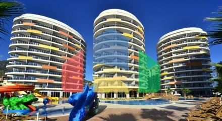 Квартири 1 + 1 з панорамним видом на аланійську фортецю