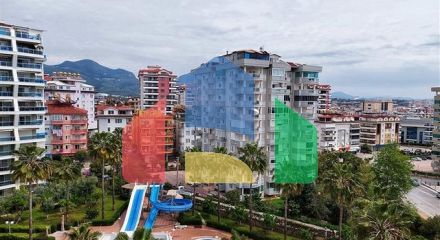 Мебльована квартира 1 + 1 в комплексі з готельною інфраструктурою в Джікджіллі